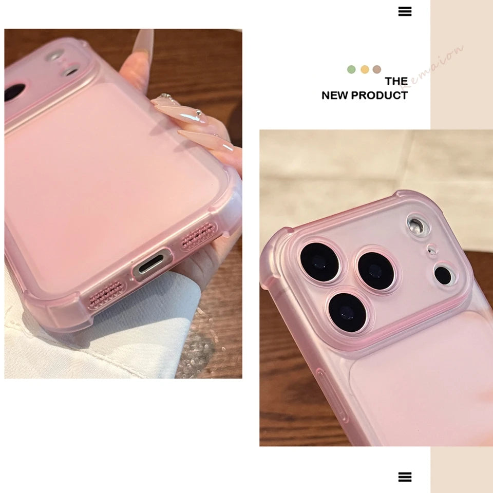 Cute Matte Clear iPhone Case