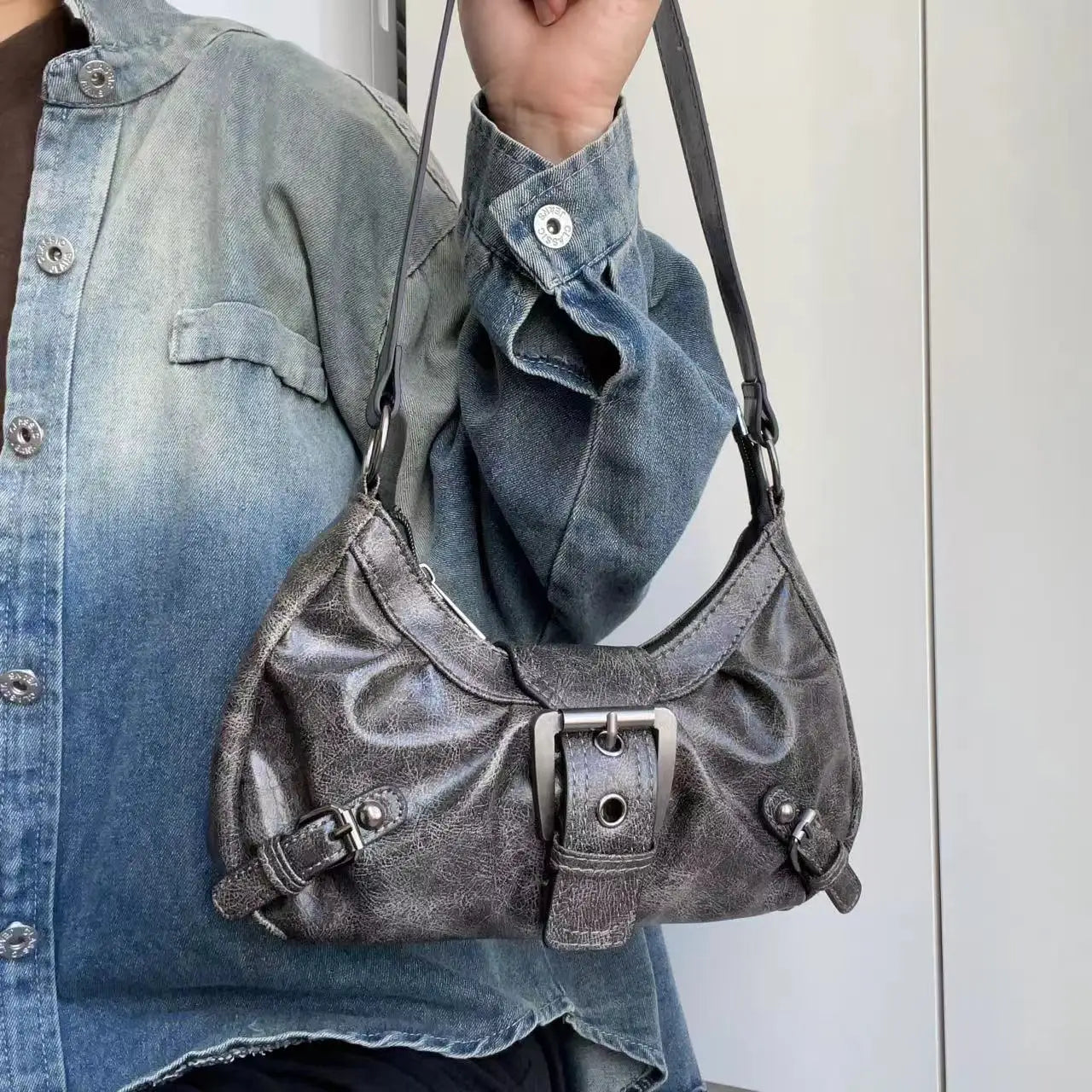 Y2K Retro Shoulder Bag Women