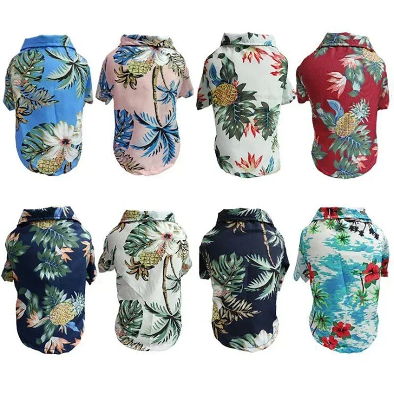 Dog Shirt Summer – Beach Clothes for Small & Medium Dogs, Puppy, French Bulldog & Pug