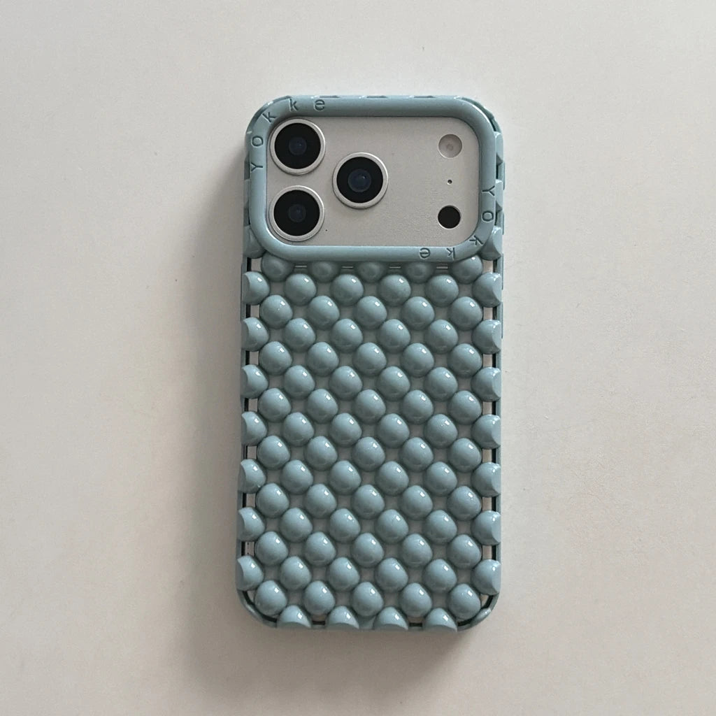 Stereoscopic Hollow Pearl Bead Shockproof iPhone Case