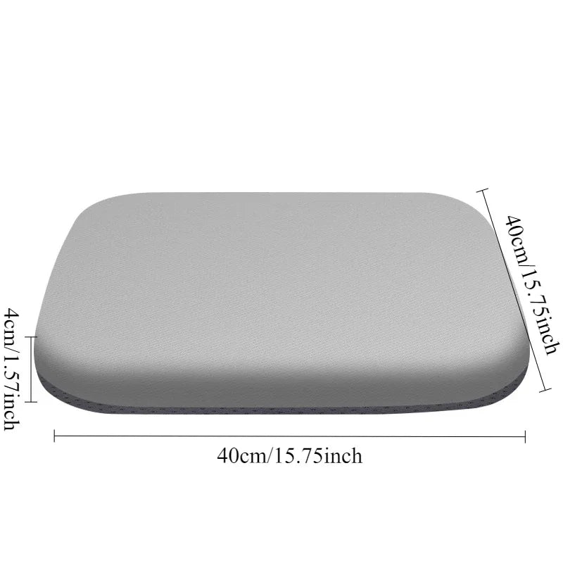 Memory Foam Seat Cushion 4cm Thick Ergonomic Chair Pad Office Car Seat Cushion Pressure Relief Non-Slip Comfort Pillow