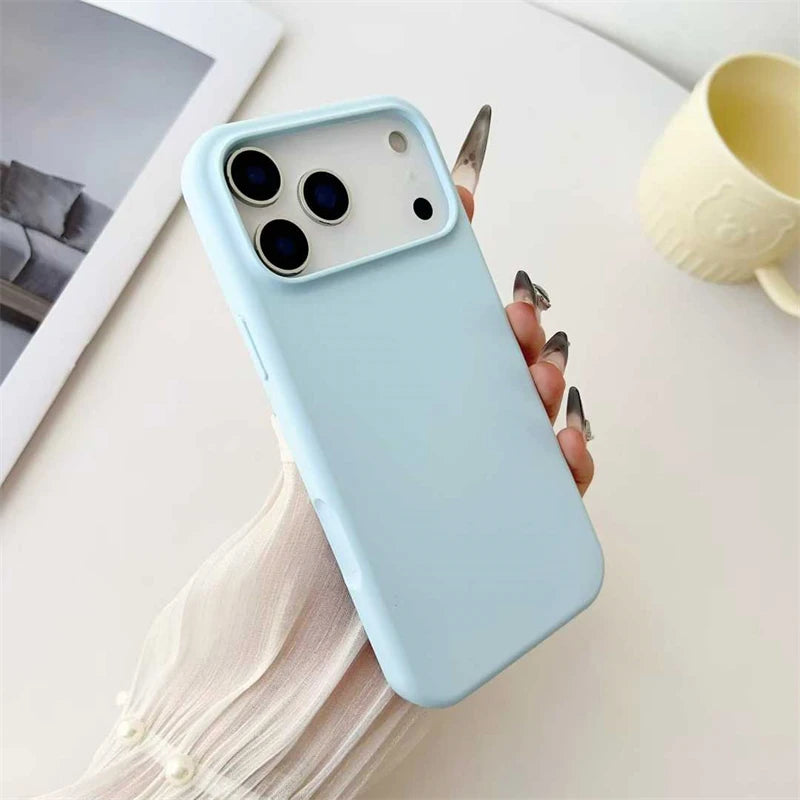 Slim Liquid Silicone MagSafe Magnetic iPhone Case