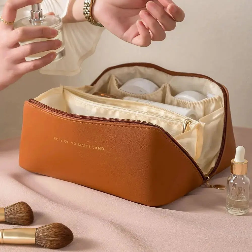 Travel Makeup Organizer Bag Cosmetic Toiletry Case