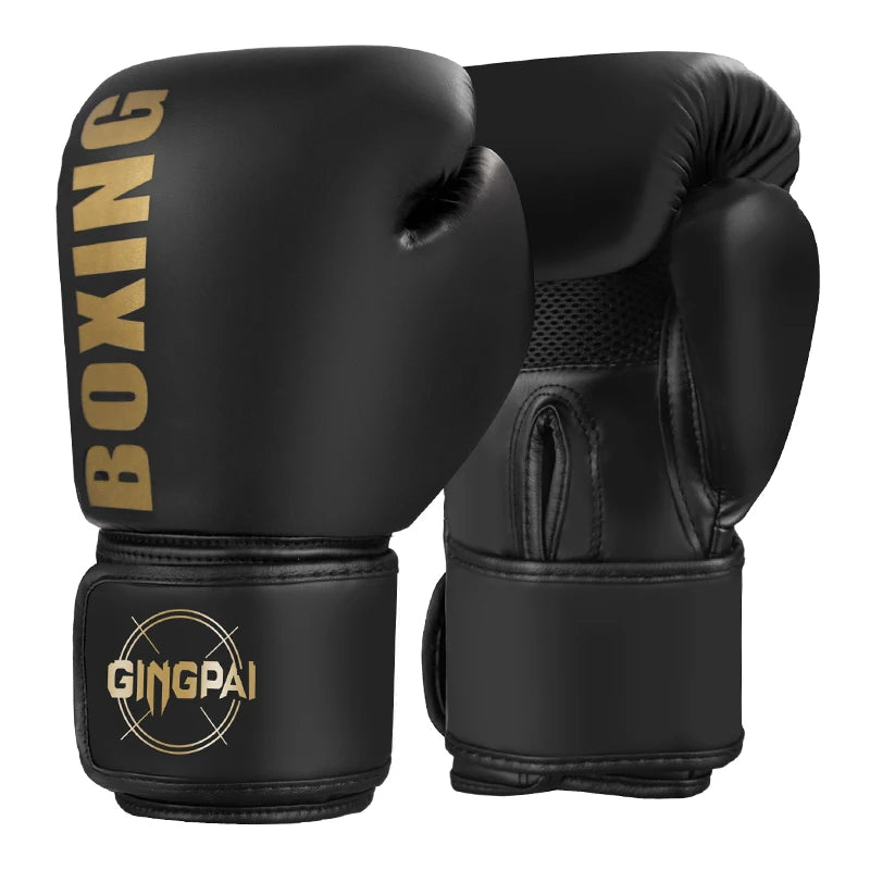 Boxing Gloves 6–12oz MMA Muay Thai Training Gloves Men Women Professional Fight Sandbag Gloves