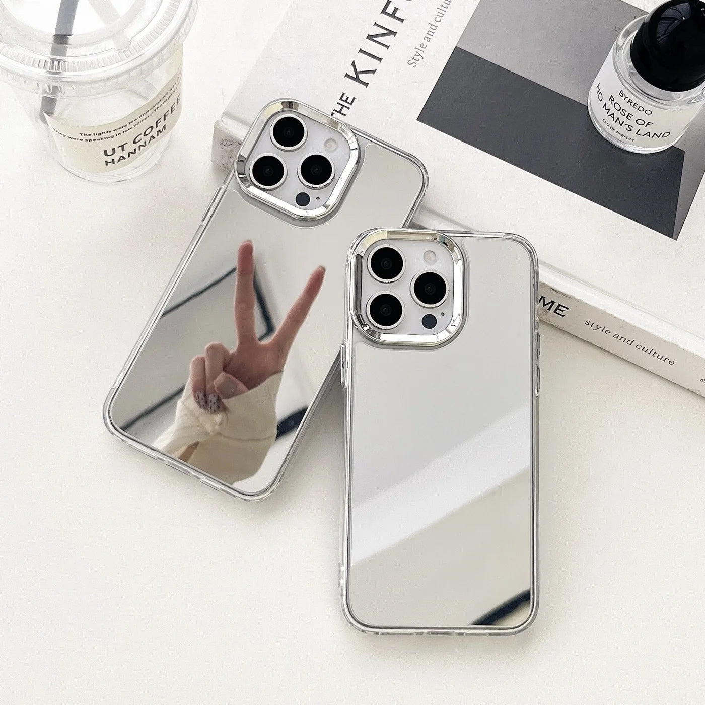Plating Make Up Mirror iPhone Case