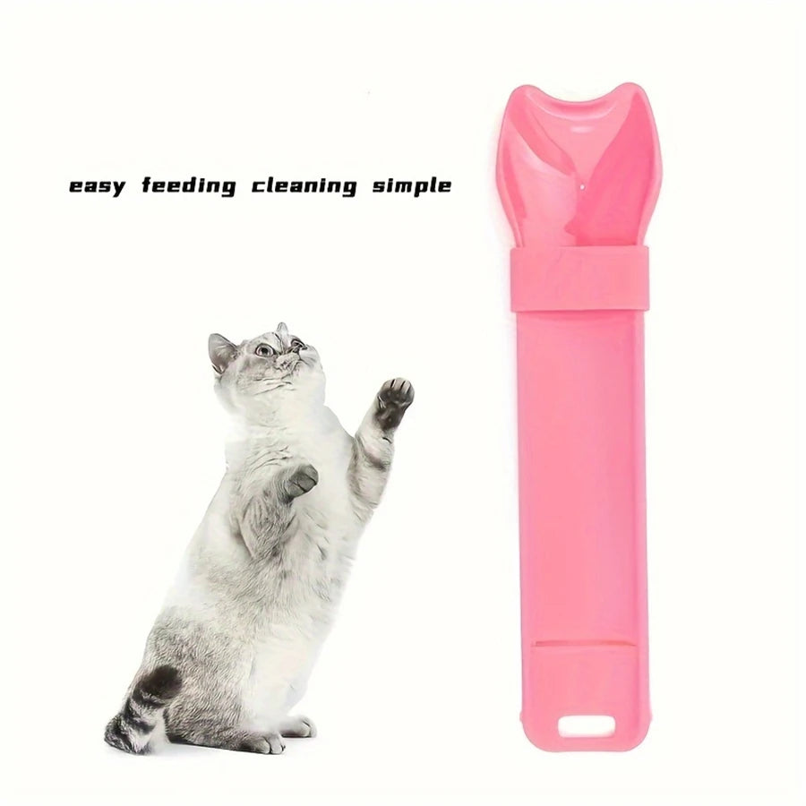 Cat Treat Squeeze Spoon Feeder for Lickable Wet Snacks