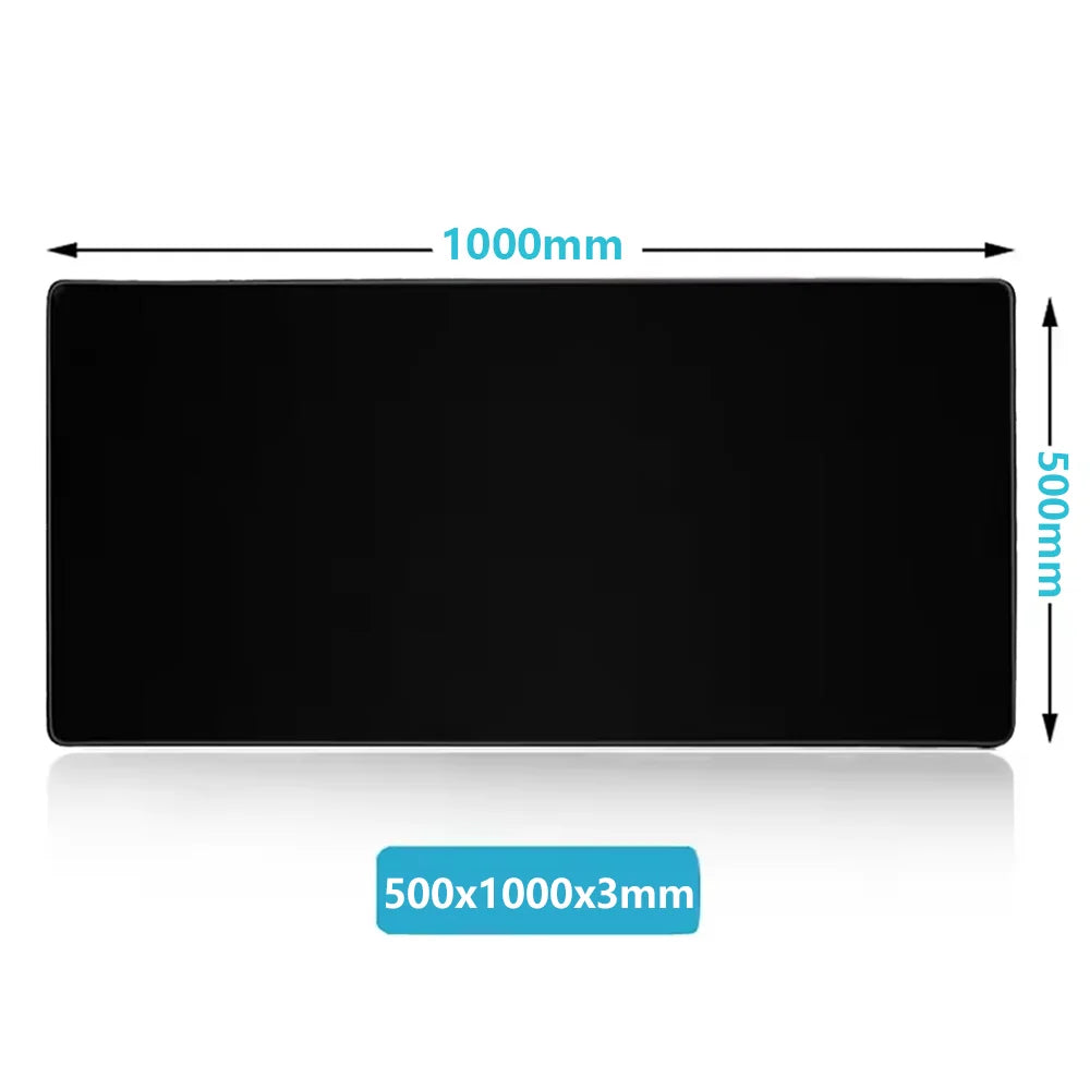 Large Gaming Mousepad Anti Slip Rubber Desk Mat Stitched Edge for PC Gaming