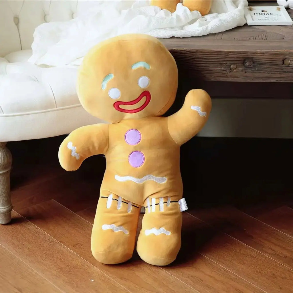 Gingerbread Man Plush Toy Soft Cookie Stuffed Doll