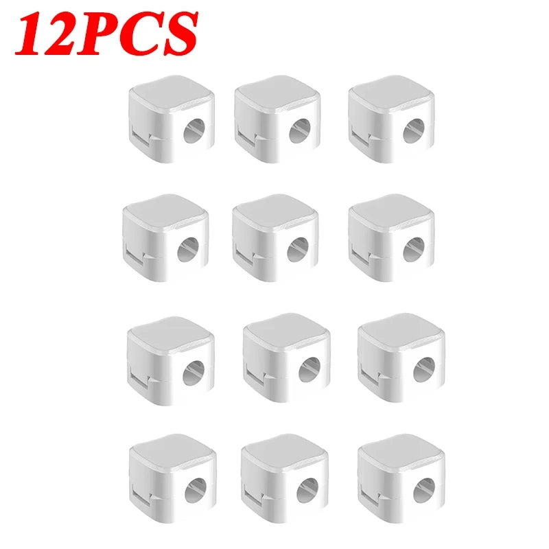 Magnetic Cable Clip Cable Holder Cord Organizer for Desk Office Management