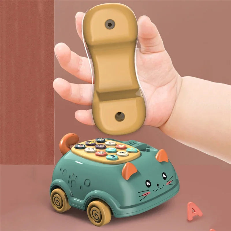 3 in 1 Musical Baby Phone Toy with Lights