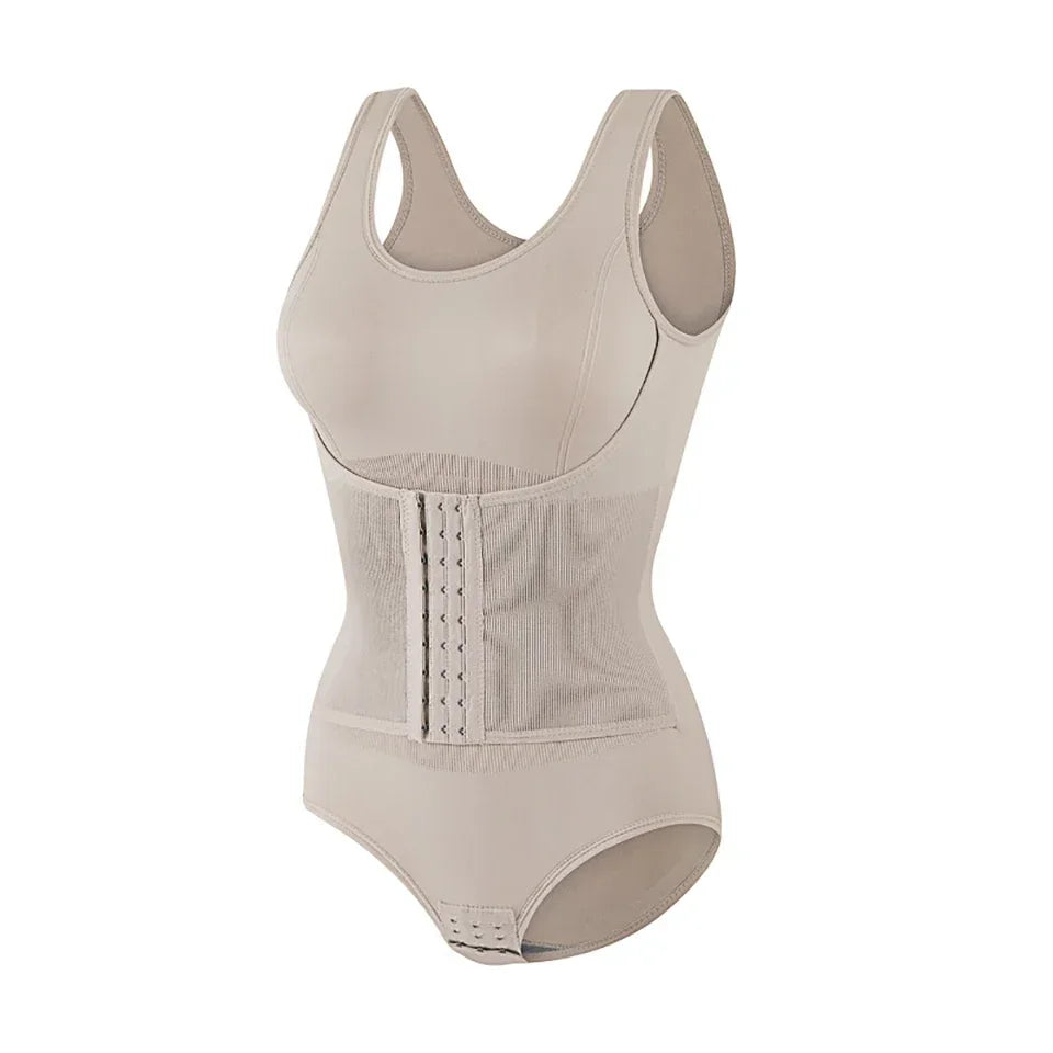 Women’s Zipper Shapewear Bodysuit Tummy Control Waist Trainer