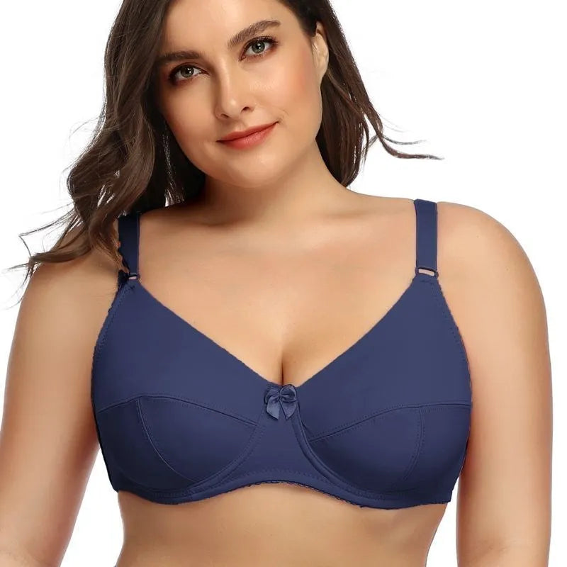 Women’s Plus Size Underwire Minimizer Bra Full Coverage Non Padded