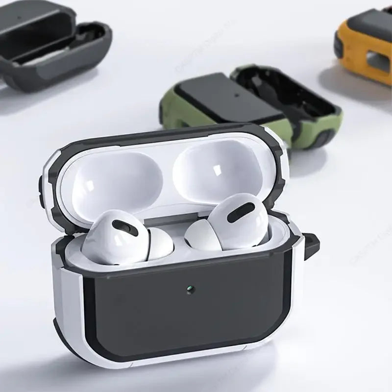 AirPods Pro 3 2025 Case Shockproof Armor Cover USB-C Protective Case AirPods Pro 2 / AirPods 4 / 3 / 1 2 Compatible