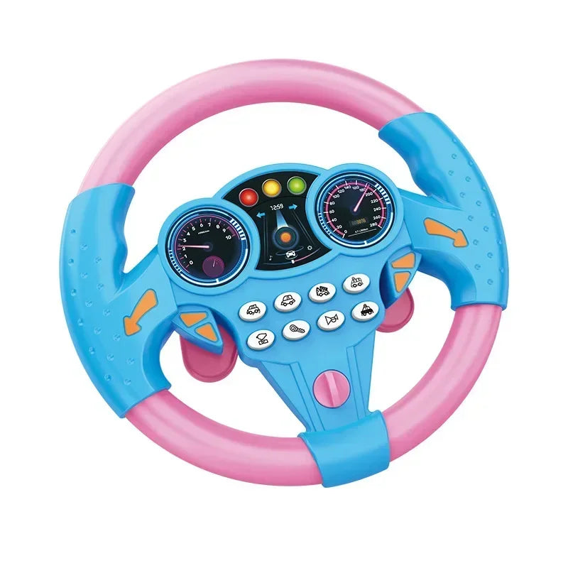 Baby Steering Wheel Toy Early Education Stroller Toy