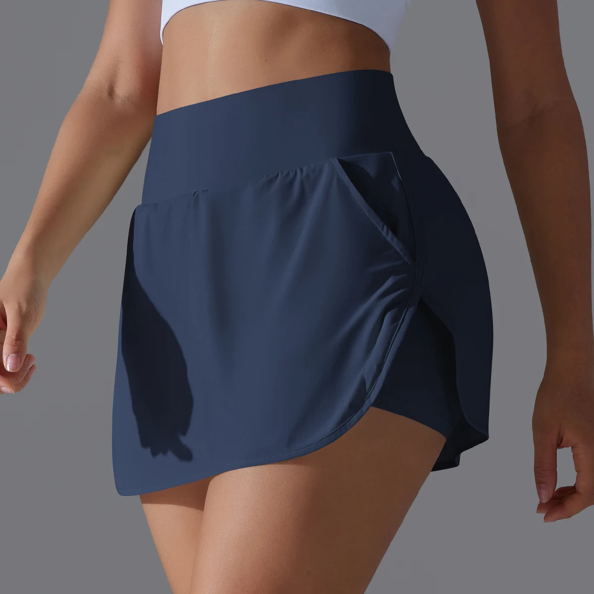 Women’s High Waist Tennis Skirt Breathable Athletic Yoga Fitness Skort