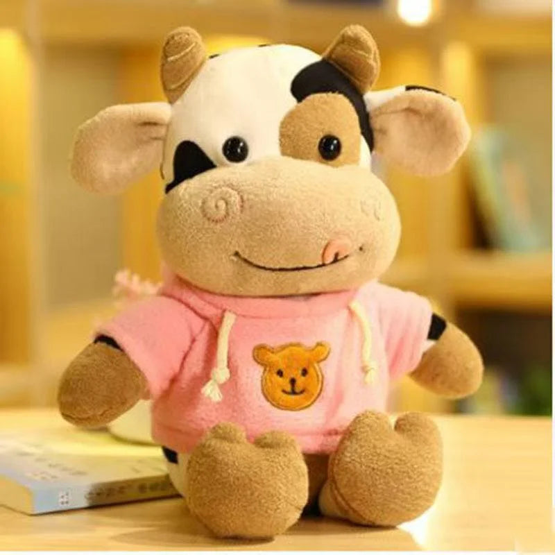 Cute Cow Plush Pillow Gift for Kids and Girlfriend