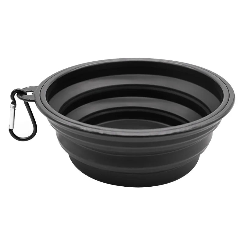 Portable Silicone Pet Bowl – Collapsible Travel Bowl for Dogs and Cats
