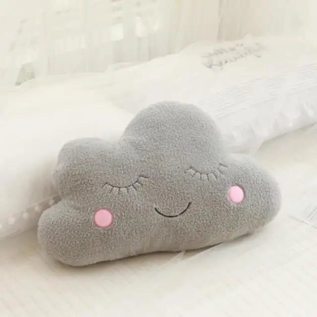 Cloud Moon Star Plush Pillow for Kids Room Decor