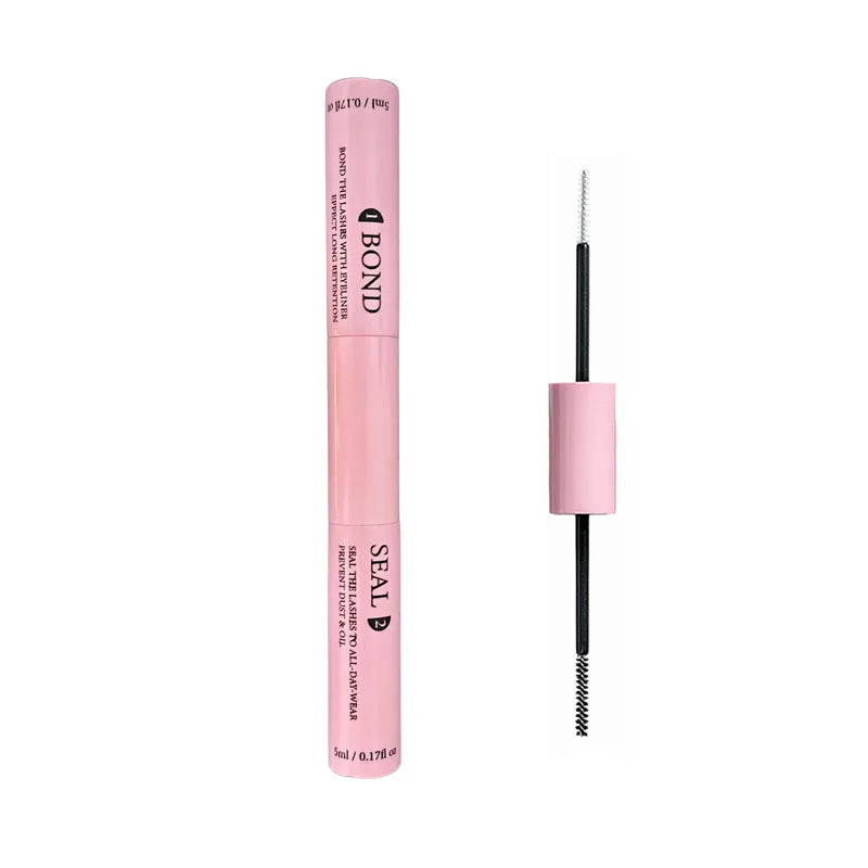 Lash Bond & Seal Kit – Eyelash Extension Glue Set with Tweezers for Long Lasting Lash Hold