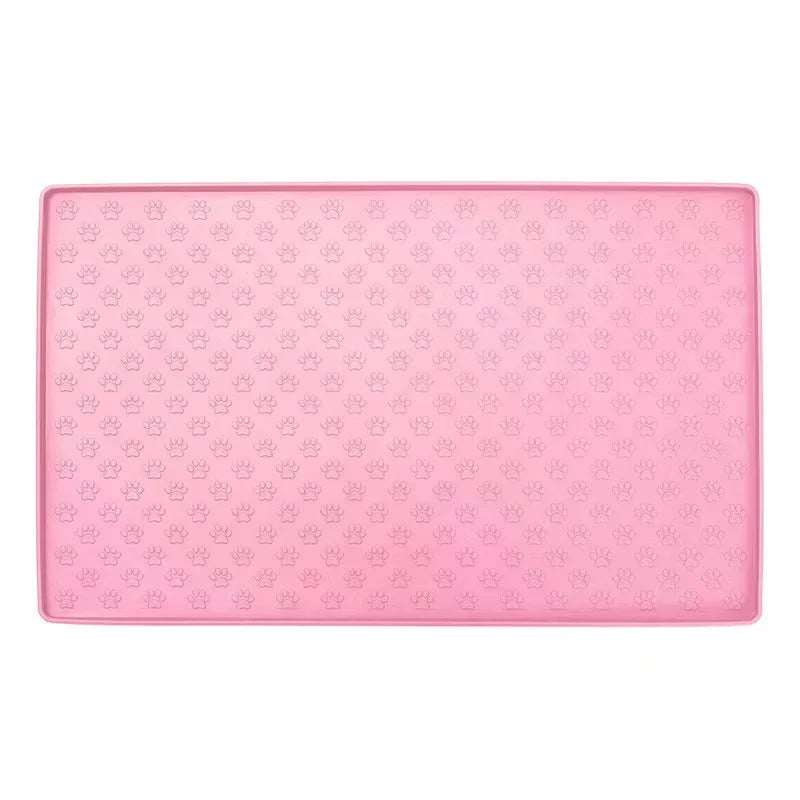 Pet Feeding Mat Silicone Waterproof Placemat for Cat Dog Food Bowl Non Slip