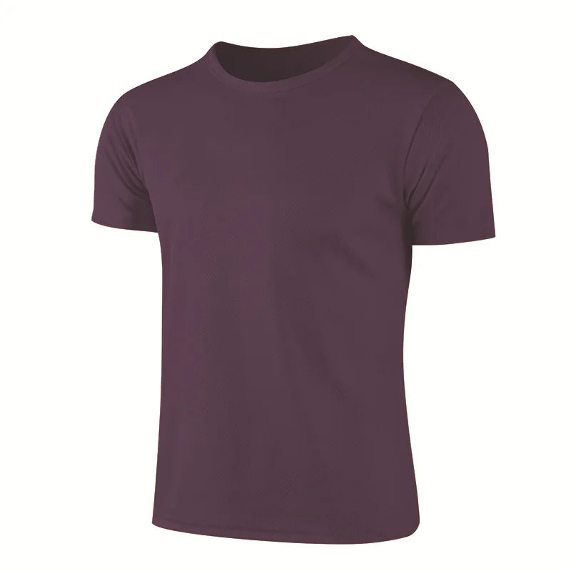 Quick Dry Sports T Shirt Men Women Breathable Gym Running Fitness Tee