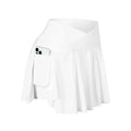 Women Tennis Skort High Waisted with Pockets Athletic Running Workout Skirt