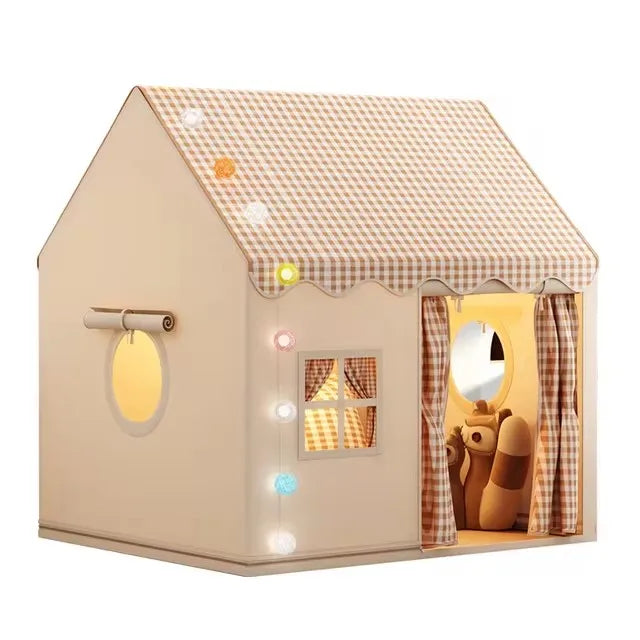 Kids Princess Castle Play Tent Foldable Indoor Playhouse