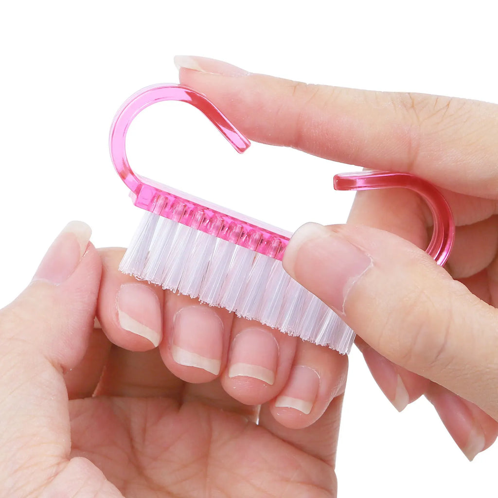 Nail Cleaning Brush – Soft Bristle Manicure Pedicure Nail Art Cleaning Tool