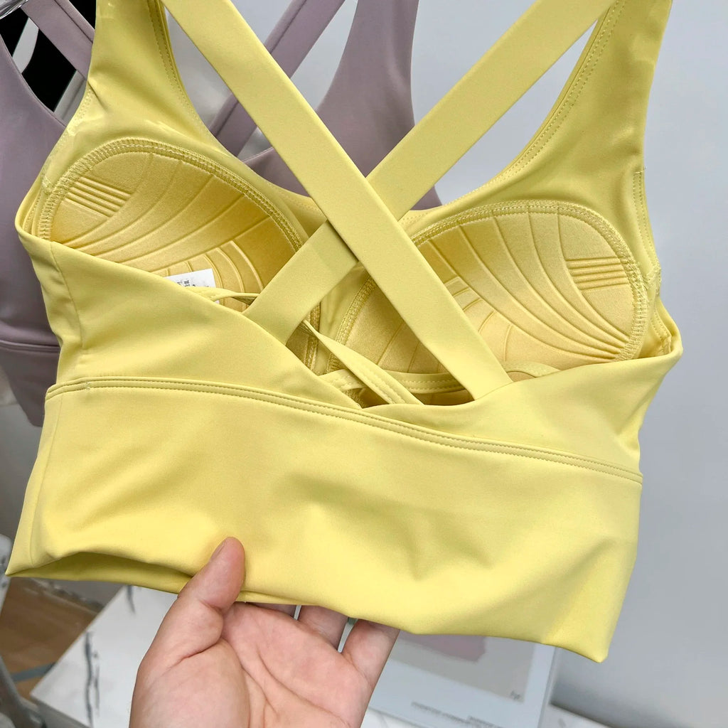 Women’s High Impact Sports Bra Shockproof Breathable Running Yoga Bra