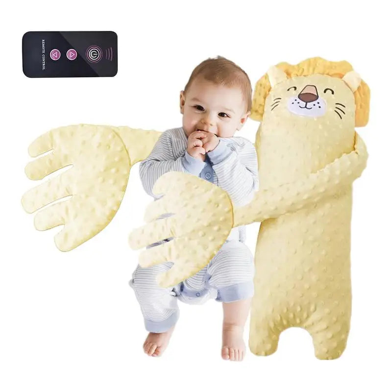 Remote Control Baby Sleep Toy Plush Bear Soothing Comfort Pillow