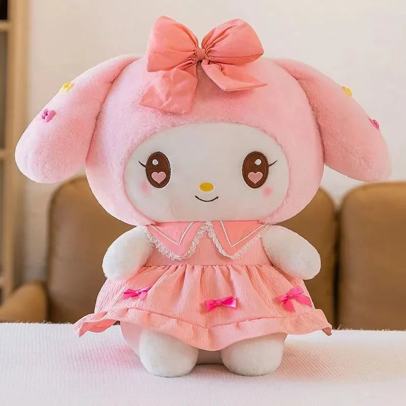 Purple Dress Cartoon Plush Toy 30cm for Girlfriend Gift