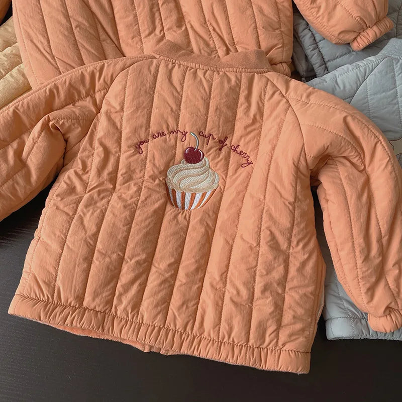 Kids Warm Thickened Cotton Jacket Winter Coat for Girls & Boys 1–6 Years