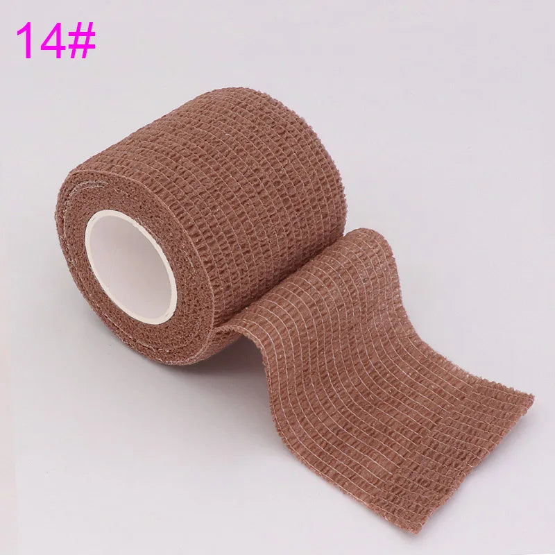 Colored Self Adhesive Elastic Sports Wrap Tape 18 Colors Athletic Support Bandage Knee Finger Ankle Protection