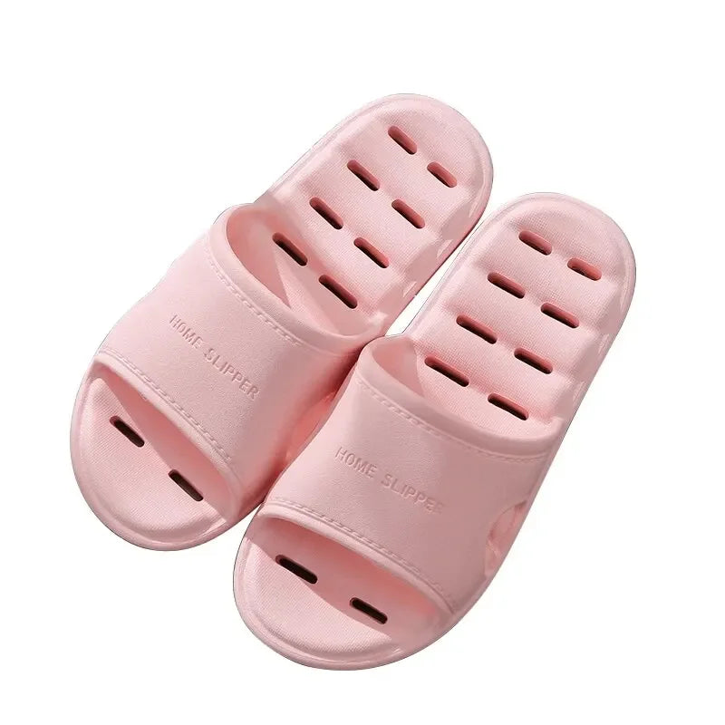 EVA Shower Slippers Non Slip Quick Dry Bathroom Slides Soft Home Slippers Women Men