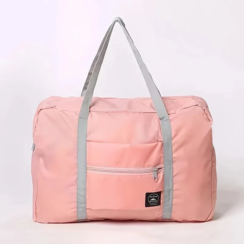 Foldable Travel Duffel Bag Large Capacity Waterproof Gym Luggage Bag Lightweight Portable Weekender Bag