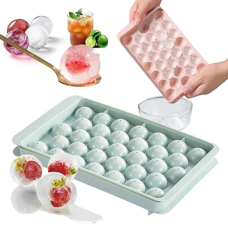 33 Ice Ball Hockey PP Mold Frozen Whiskey Ball