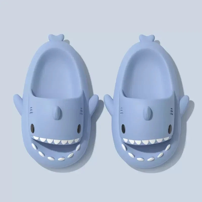 Shark Slippers Cartoon EVA Anti Slip Cute Bathroom Slides for Men Women Kids