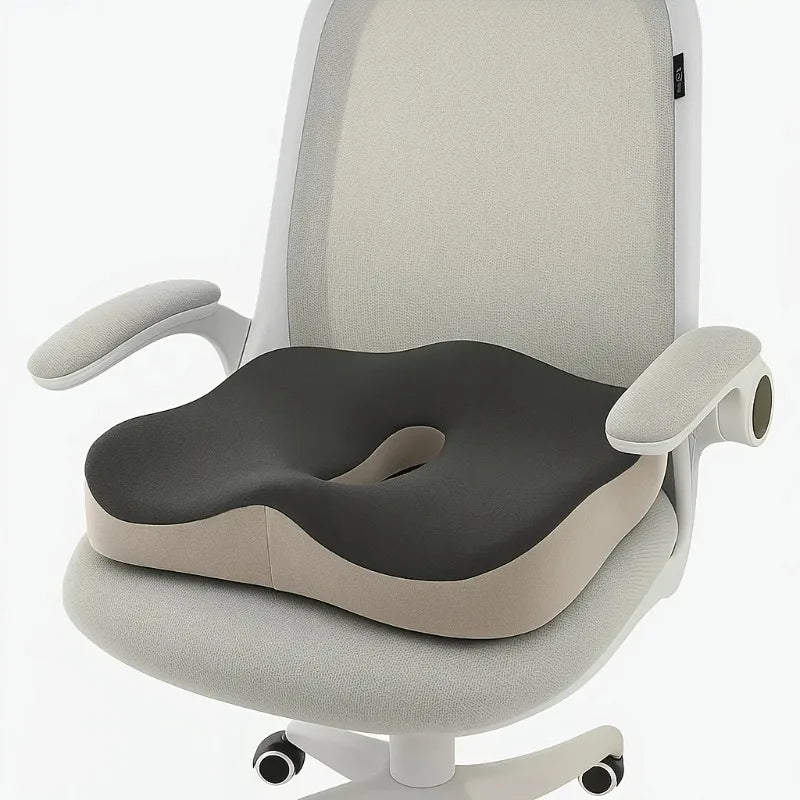 Ergonomic Memory Foam Seat Cushion for Office Chair Car Posture Support