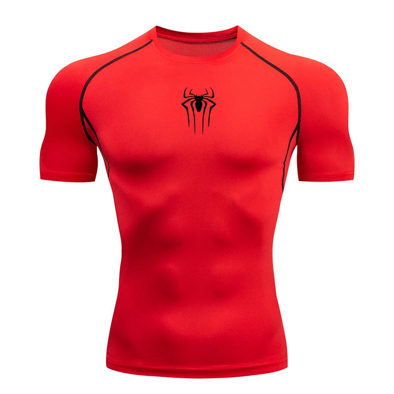 Men Compression Short Sleeve Quick Dry Gym Running Fitness T Shirt