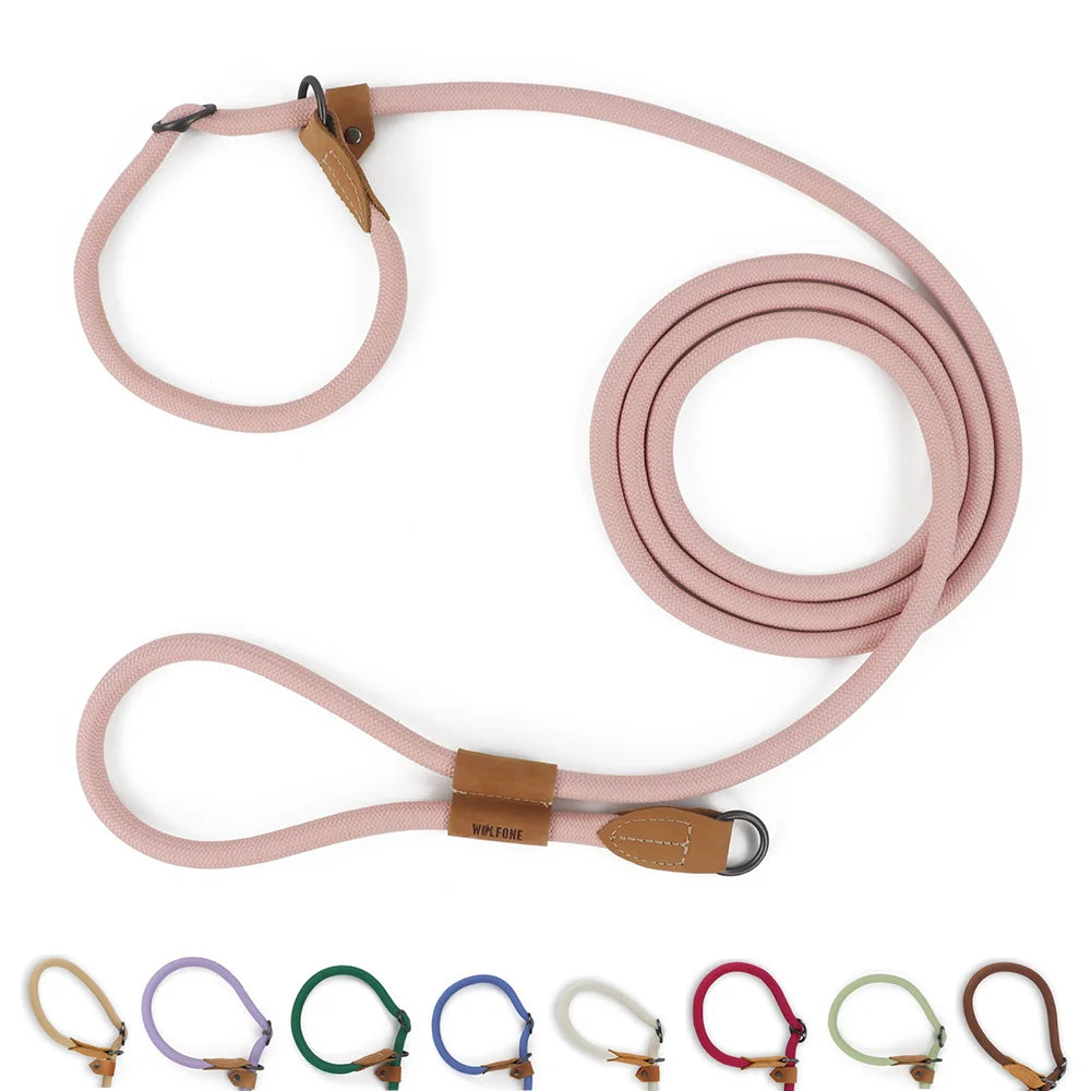 Adjustable P Shape Dog Leash Hands Free Traction Rope for Running Walking