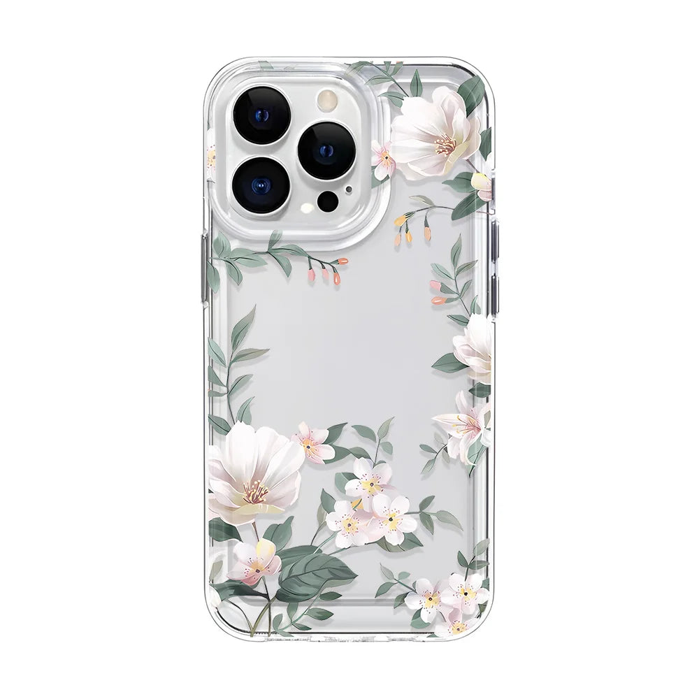 Simple Clear Shockproof iPhone Case