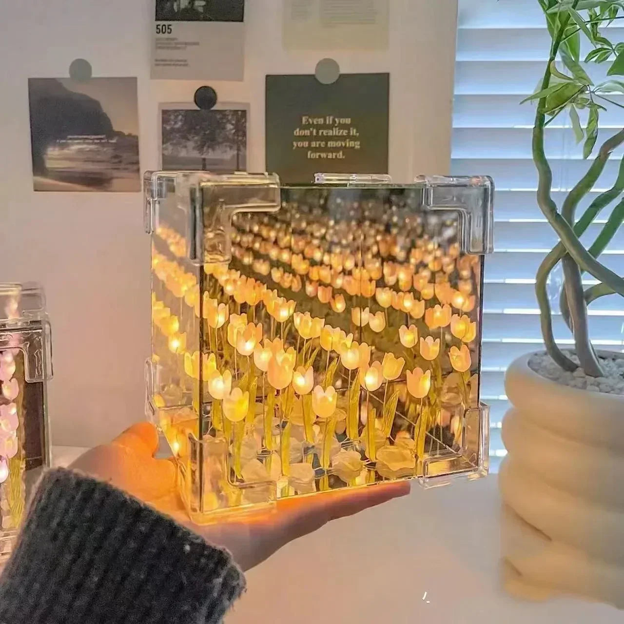 DIY Tulip Flower Night Light Kit for Girlfriend Gift
