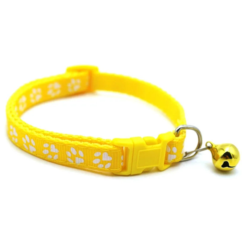 Rainbow Flower Cat Collar with Bell Adjustable Cute Lace Collar for Cats and Puppies