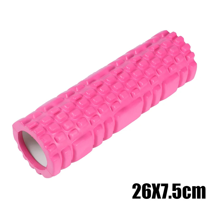 Yoga Foam Roller Muscle Massage Back Training Grid Recovery Roller