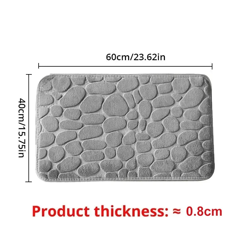 1pc Embossed Fiber Carpet