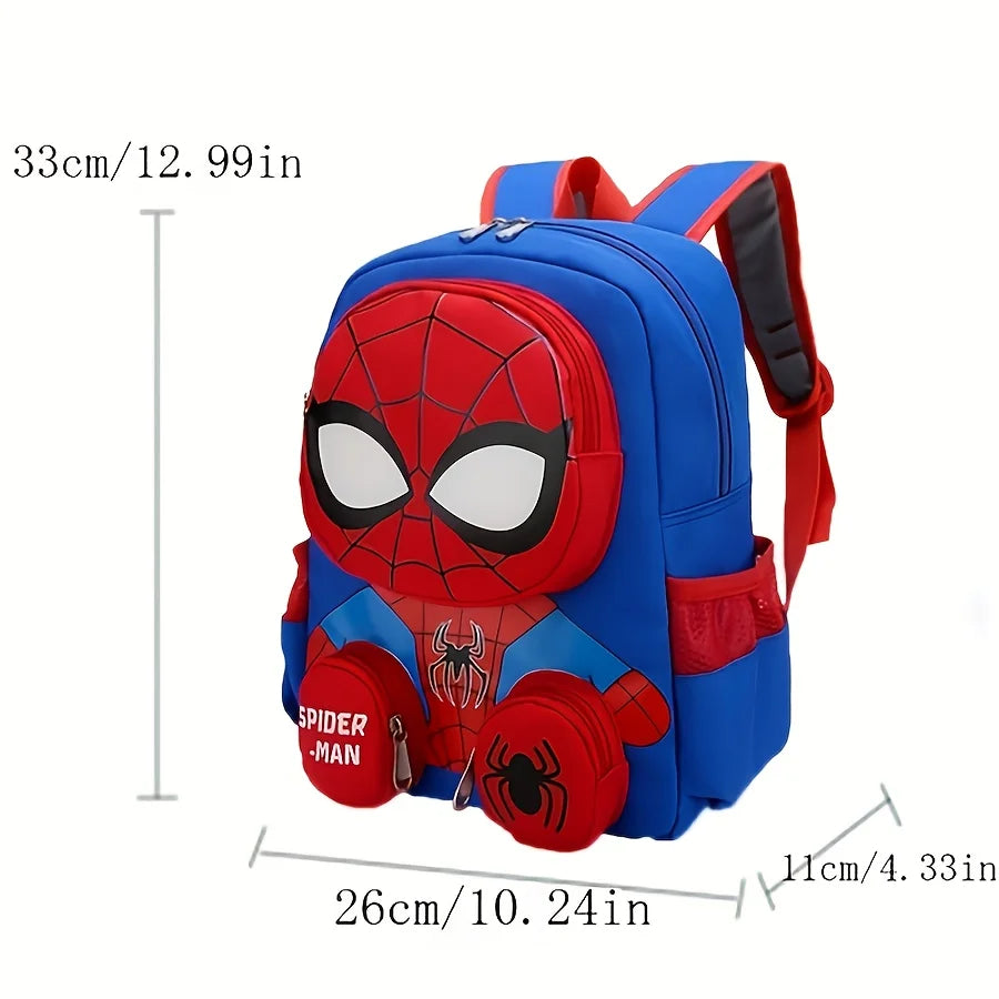 Spider Hero Foldable Backpack for Kids Large Capacity Daypack