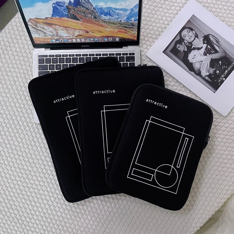 Cute Laptop Sleeve Case 13-16 Inch MacBook Air Pro Shockproof Protective Bag