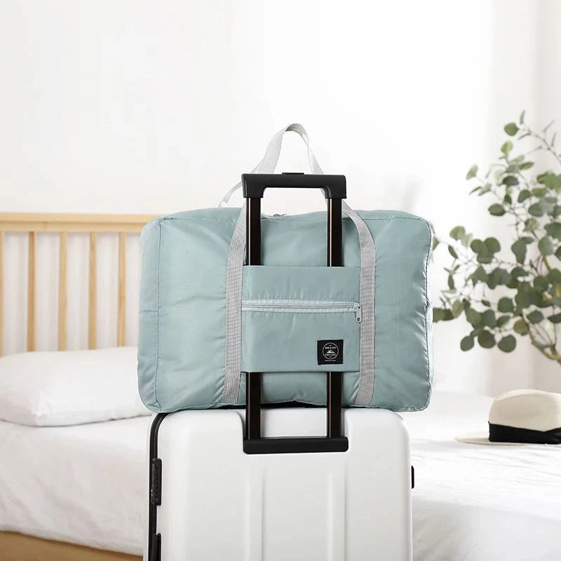 Foldable Travel Duffel Bag Carry On Luggage Large Capacity Lightweight Waterproof Weekend Gym Bag Women