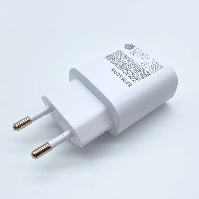 25W PD USB C Super Fast Charger Adapter Samsung Galaxy Fast Charging Wall Charger
