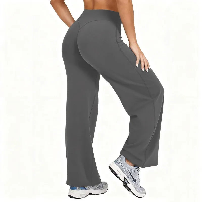 Women Plus Size Yoga Pants Wide Leg
